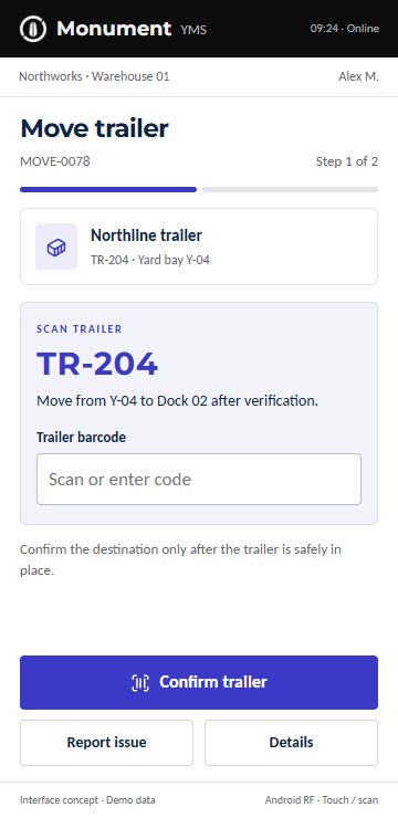 Verify the trailer interface concept